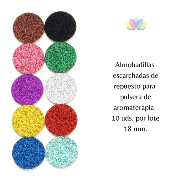 Almohadilla De Repuesto Para Pulsera Difusor De Aromaterapia X 10 Unidades.