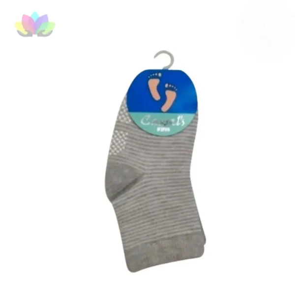 Calcetines Para Niños - Medias Y Tobilleras Niño Bebé Colores En Escala De Grises X 3 Pares.