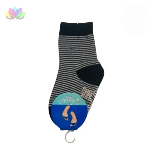 Calcetines Para Niños - Medias Y Tobilleras Niño Bebé Colores En Escala De Grises X 3 Pares.