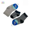 Calcetines Para Niños - Medias Y Tobilleras Niño Bebé Colores En Escala De Grises X 3 Pares.
