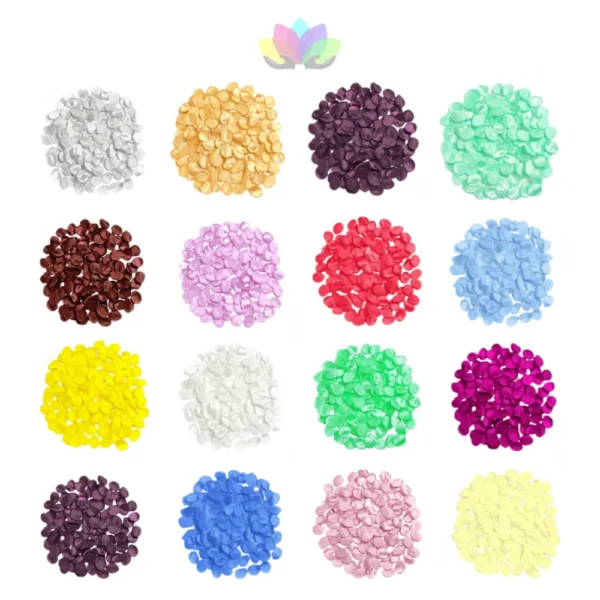 Pétalos Artificiales De Rosa En Satín De Seda Aromatizados X 100  Unidades.