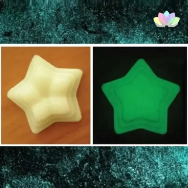 Pigmento Fotoluminiscente - Brilla En La Oscuridad - Colores: Green - Green 3D - Blue X 50 G.