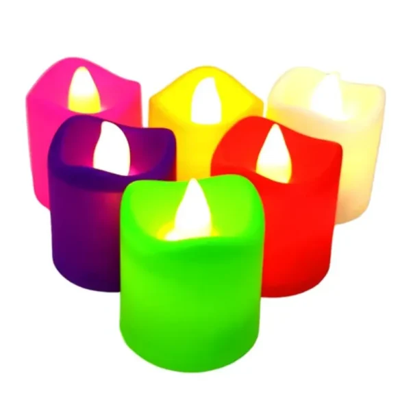 Velitas Led Con Baterías Incluidas -  Sin Derrames De Esperma - Sin Riesgo De Accidentes.