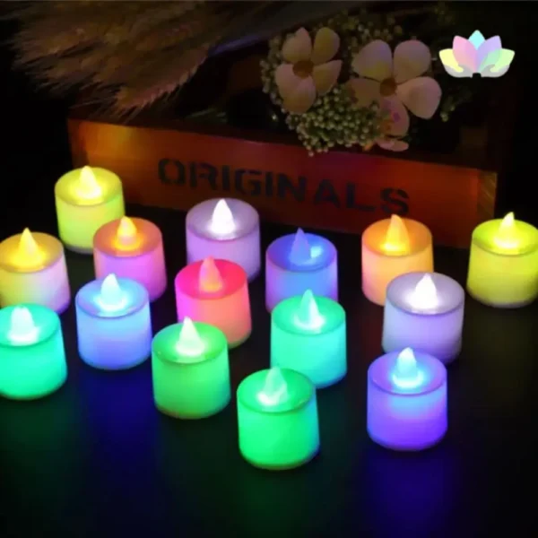 Velitas Led Con Baterías Incluidas -  Sin Derrames De Esperma - Sin Riesgo De Accidentes.