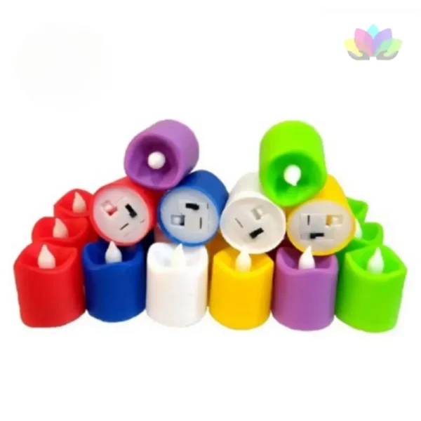 Velitas Led Con Baterías Incluidas -  Sin Derrames De Esperma - Sin Riesgo De Accidentes.