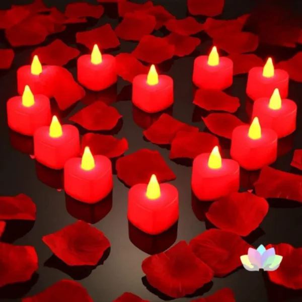 Velitas Led Con Baterías Incluidas -  Sin Derrames De Esperma - Sin Riesgo De Accidentes.