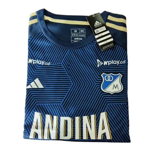 Camiseta Deportiva Para Dama y Caballero - Diseño Equipo Millonarios Azul