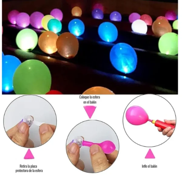Esferas Luminosas Led Para Globos - Decoración De Bebidas Y Otros Proyectos De Decoración