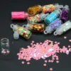 Set x48 mini envases decoración leoexpress.shop 03 Set X 48 Mini Envases Con Glitter Para Decoración De Uñas