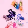 Set x48 mini envases decoración leoexpress.shop 05 Set X 48 Mini Envases Con Glitter Para Decoración De Uñas